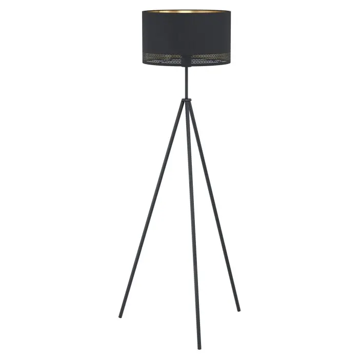 Eglo ESTEPERRA Lámpara de Pie Negro, 1 luz Novedad