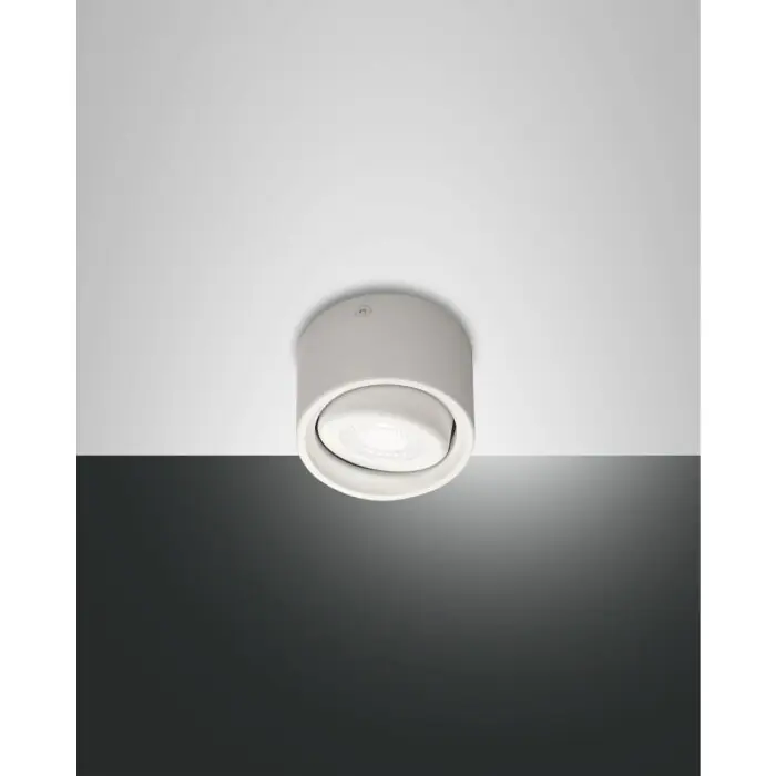 Fabas Luce Anzio Lámpara de Techo LED Blanca, 1 luz Última Versión