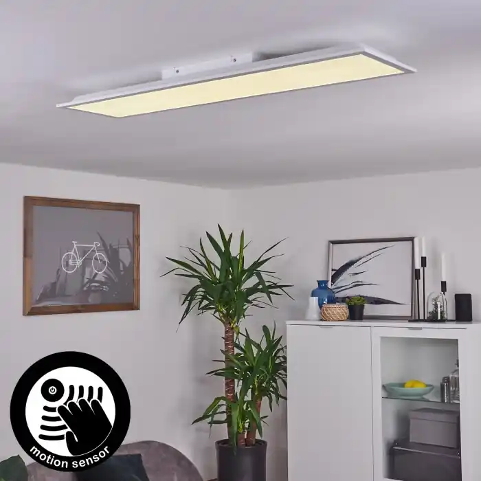 Sordos Lámpara de Techo LED Blanca, 1 luz, Sensor de movimiento Precio Rebajado