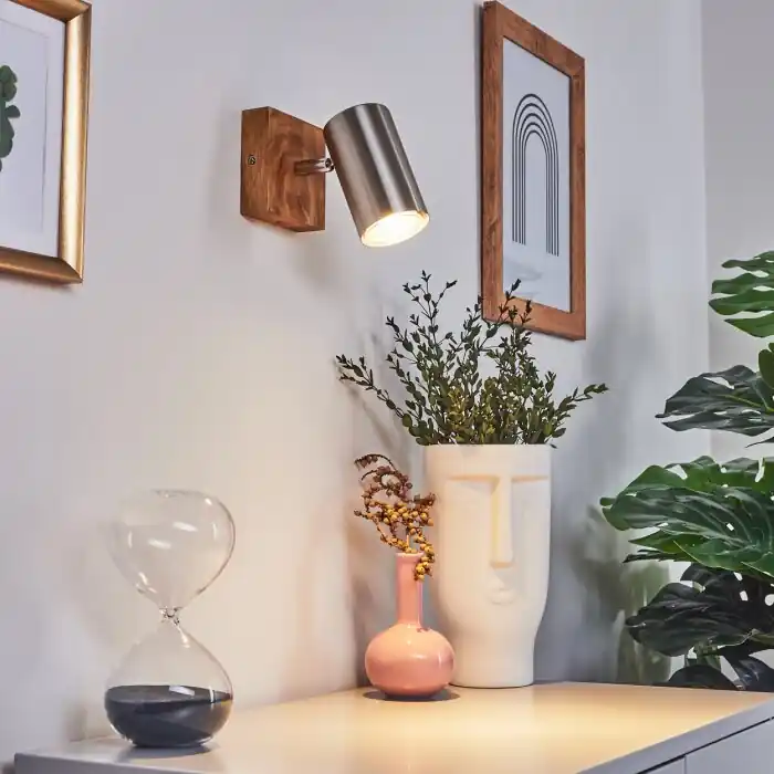 Zuoz Lámpara de Techo Madera clara, 1 luz Comprar En Línea