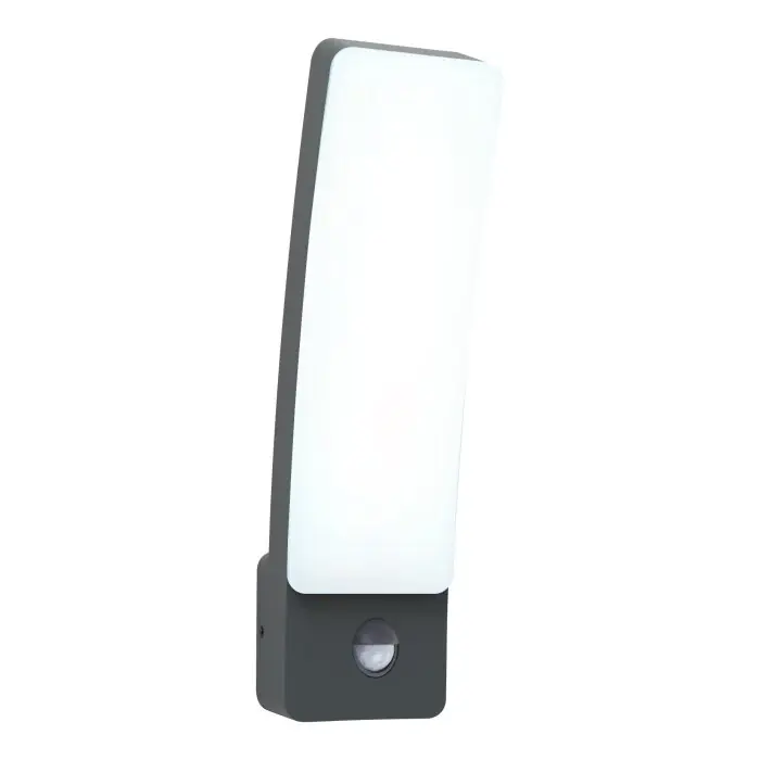 A Buen Precio Lutec KIRA Aplique para exterior LED Antracita, 1 luz, Sensor de movimiento