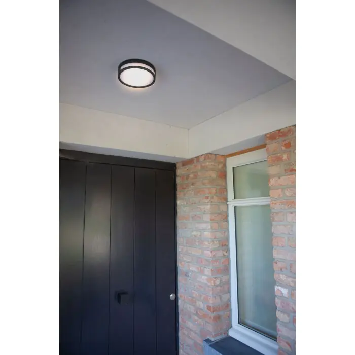 Compra Ahora Lutec Rola Lámpara de techo para exterior LED Negro, 1 luz