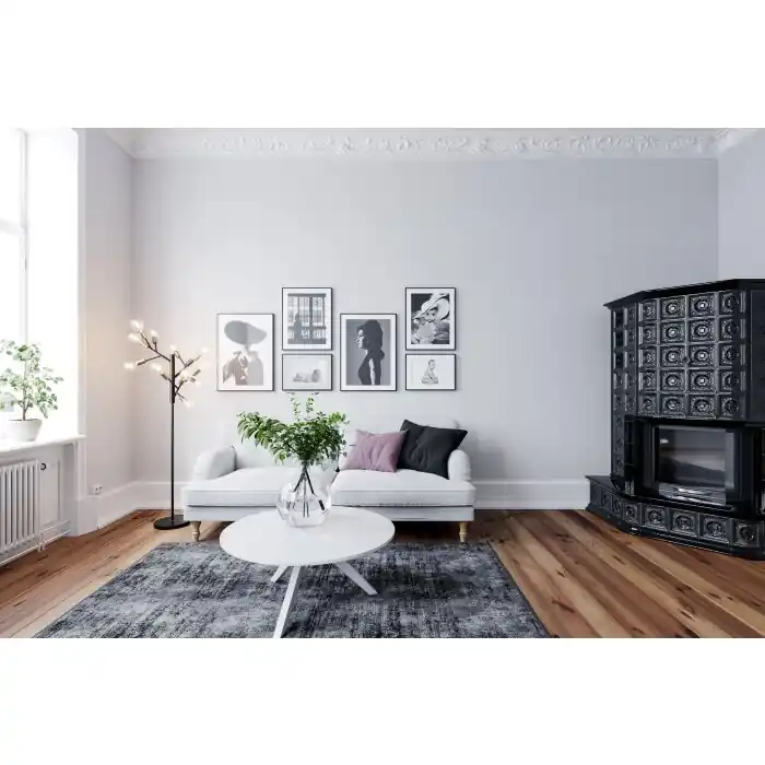 By Rydens Heroes Lámpara de Pie Latón, Negro, 12 luces Garantía De Devolución De Dinero
