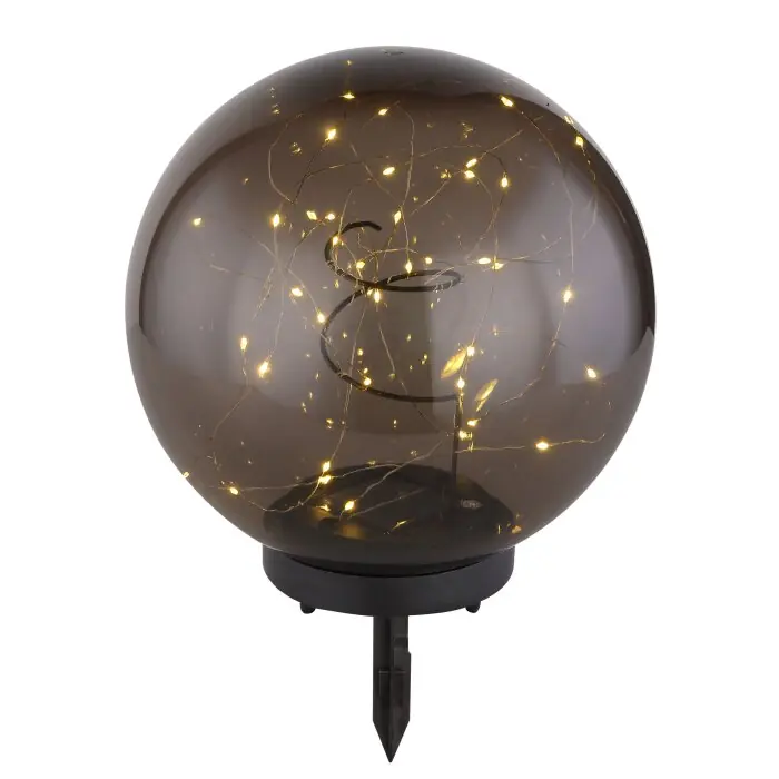 Globo Lámpara solar LED Negro, 40 luces Oferta