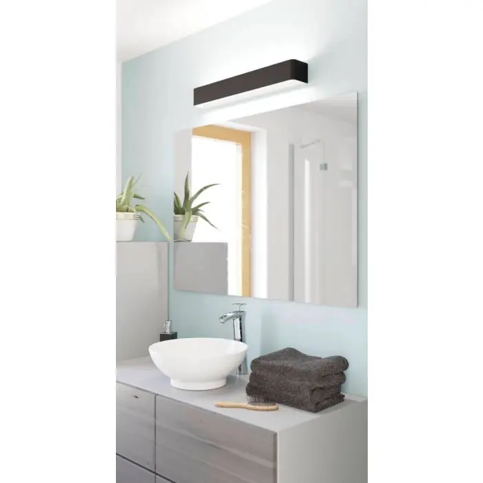 Precio Bajo Eglo-Leuchten SANIA Aplique LED Negro, Blanca, 1 luz