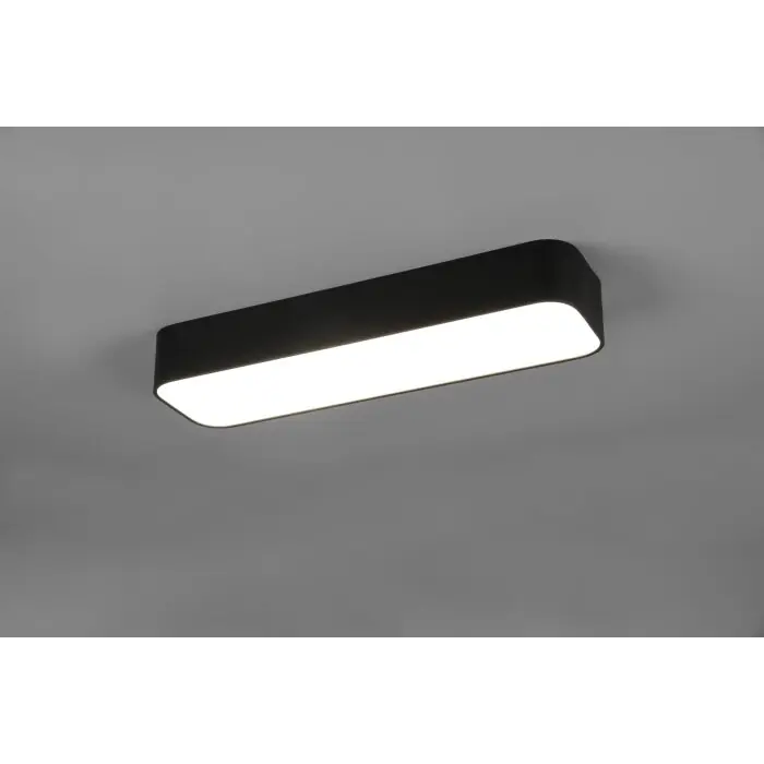 Reality Asterion Lámpara de Techo LED Negro, 1 luz, Mando a distancia Oferta