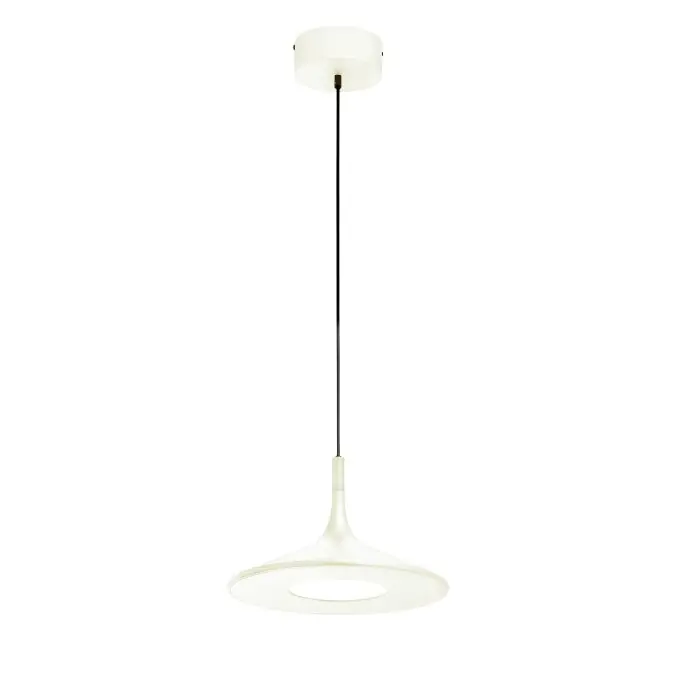 SCHÖNER-WOHNEN-Kollektion Slim Lámpara Colgante LED Colores crema, 1 luz Alta Calidad