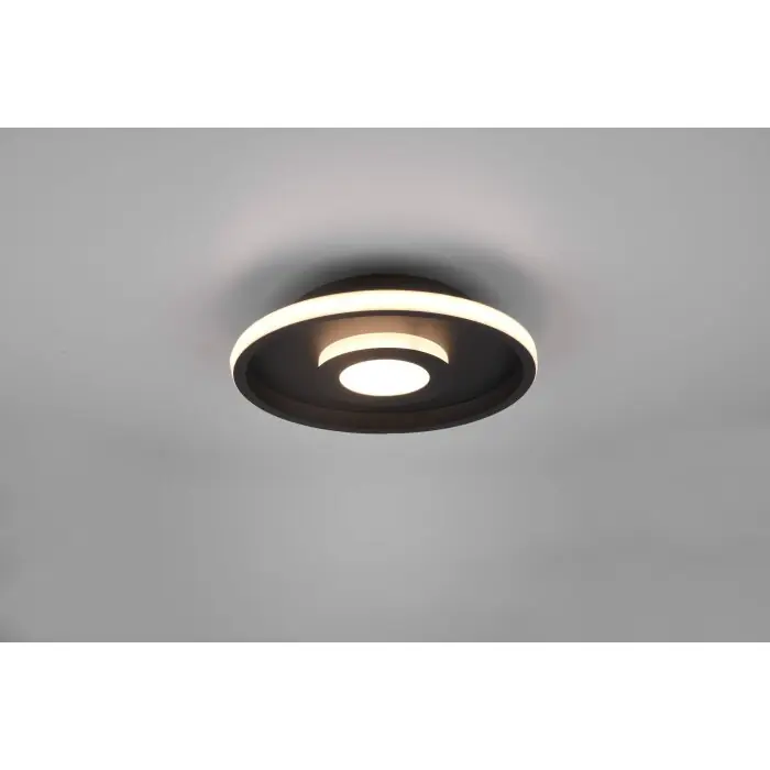 Certificado Trio-Leuchten Ascari Lámpara de Techo LED Negro, 1 luz
