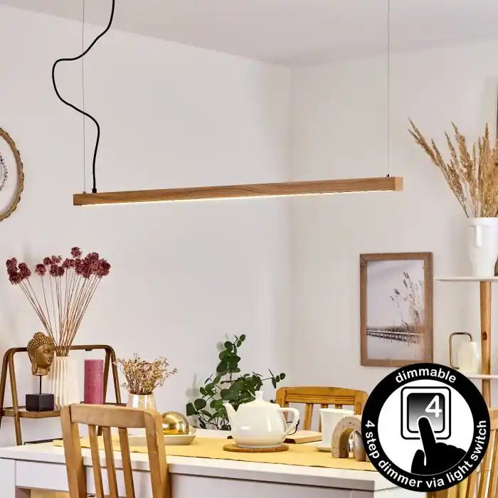 Más Vendido Disentis Lámpara Colgante LED Crudo, 1 luz