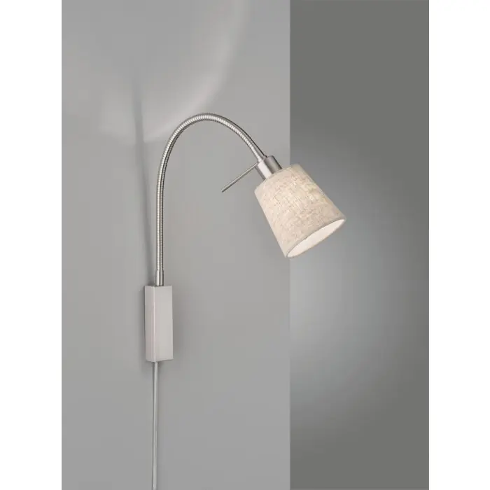 Últimas Unidades Fischer-Honsel Wolke Aplique Níquel-mate, 1 luz
