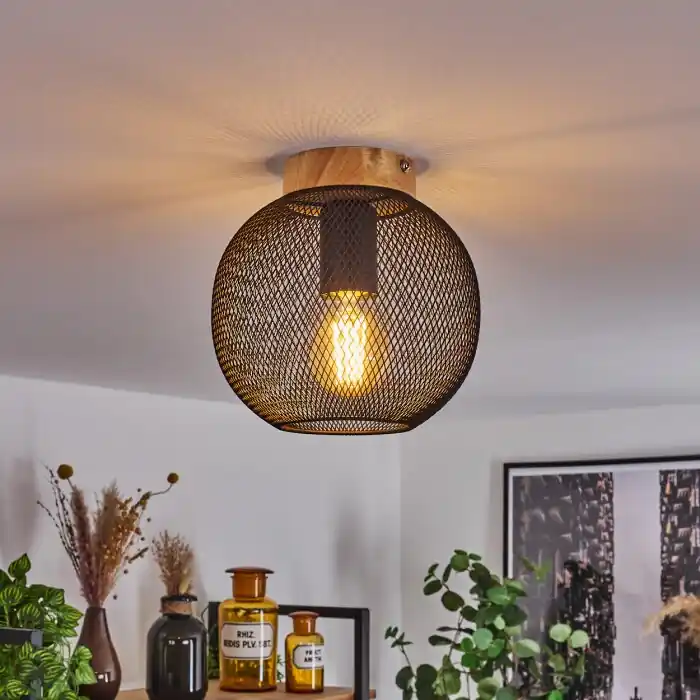 A Buen Precio Reiden Lámpara de Techo Crudo, 1 luz