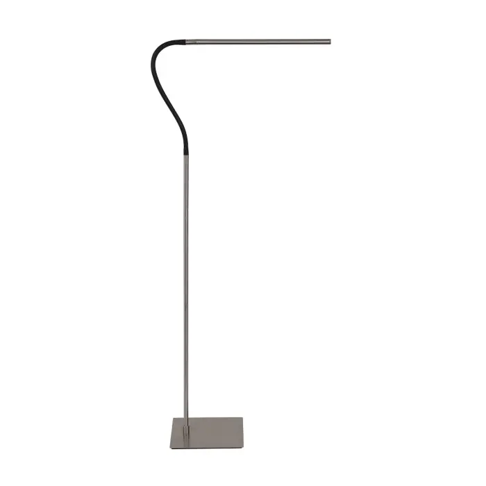 Steinhauer Serpent Lámpara de Pie LED Color acero inoxidable, 1 luz Barato