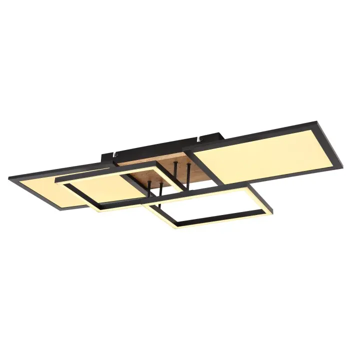 Alta Calidad Globo SID Lámpara de Techo LED Color madera, Negro, Blanca, 1 luz