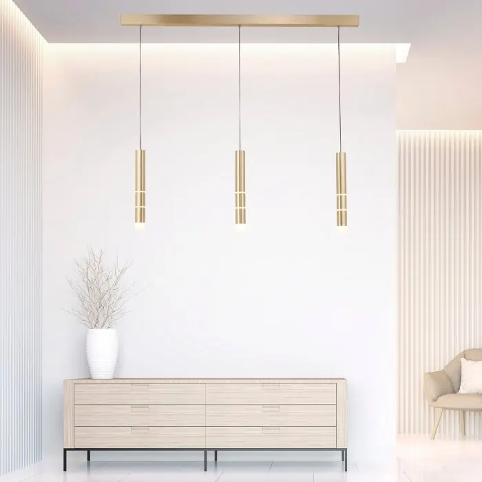 Paul Neuhaus PURE-VEGA Lámpara Colgante LED Latón, 9 luces Precio Rebajado