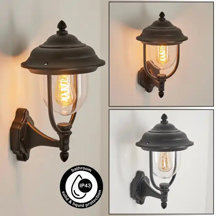 Tingha Aplique para exterior Negro, 1 luz Más Vendido