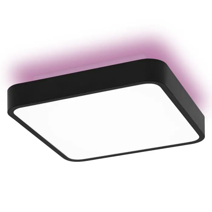 LEDVANCE Decorative Lámpara de Techo Negro, 1 luz, Cambia de color Novedad