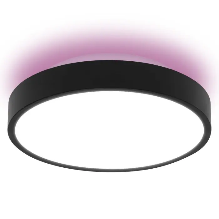 Última Oportunidad LEDVANCE Decorative Lámpara de Techo Negro, 1 luz, Cambia de color