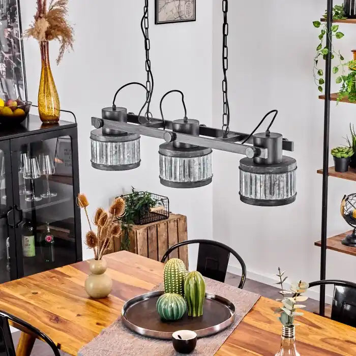 Certificado Holsa Lámpara Colgante Negro, 3 luces