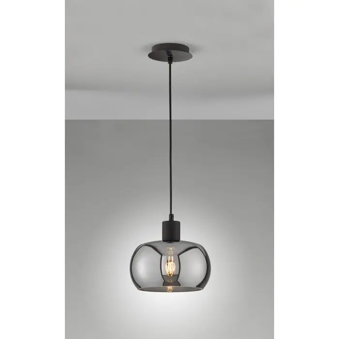 Fischer & Honsel Dima Lámpara Colgante Negro, 1 luz Oferta Limitada