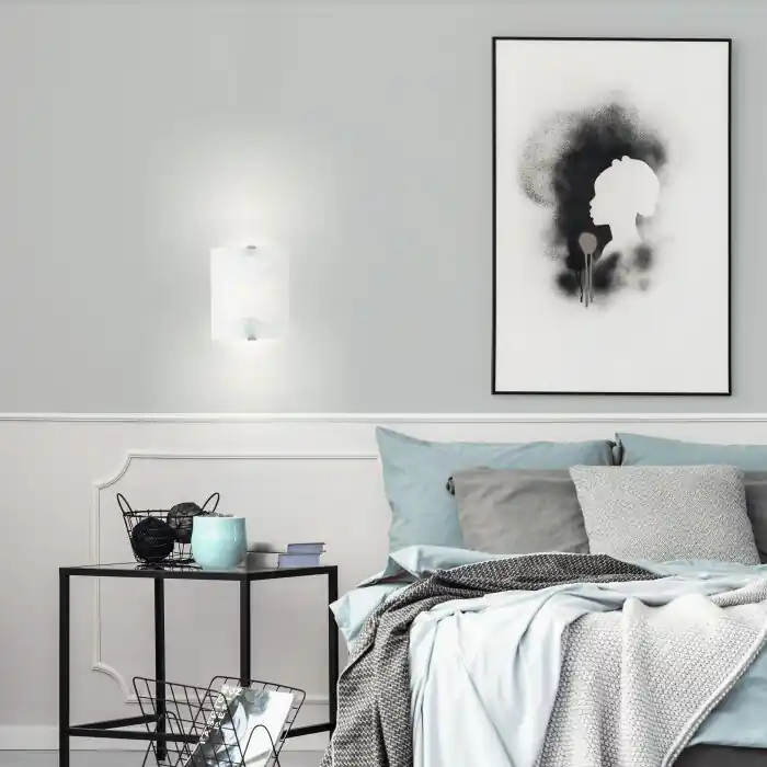 Última Versión Brilliant Uja Aplique Plata, 1 luz