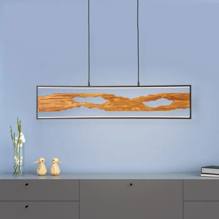Brilliant Chaumont Lámpara Colgante LED Negro, 1 luz Oferta De Temporada