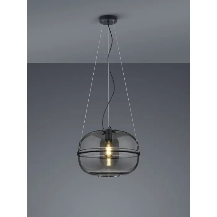 Oferta Trio Lorena Lámpara Colgante Negro, 1 luz