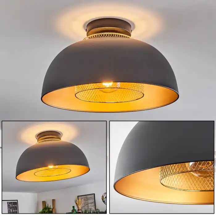 Comprar En Línea Wambez Lámpara de Techo Negro, 1 luz