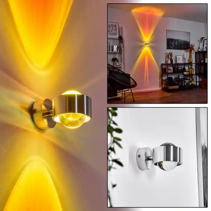 Sapri Aplique Plata, 1 luz Barato
