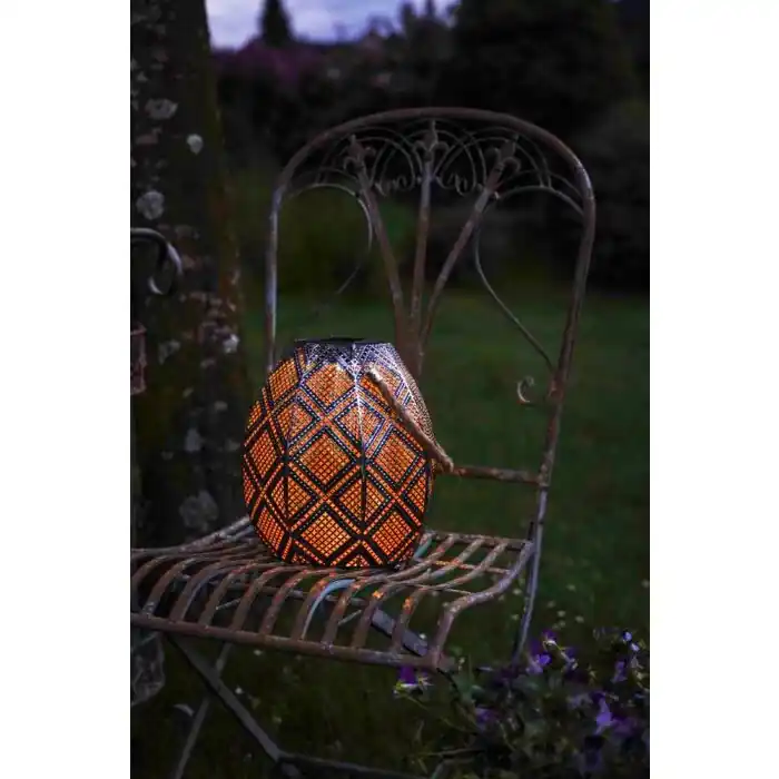 Venta Final Eglo Z_SOLAR Lámpara de mesa LED Antiguo, Plata, 1 luz