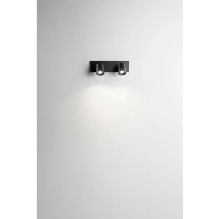 Fabas Luce Modo Aplique Negro, 2 luces Precio De Oferta