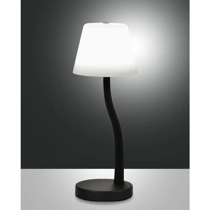 Fabas Luce Ibla Lámpara de mesa LED Negro, 1 luz Compra Ahora