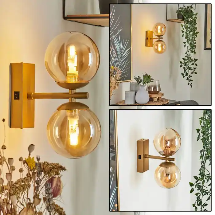 Remaisnil Aplique Latón, 2 luces Compra Hoy