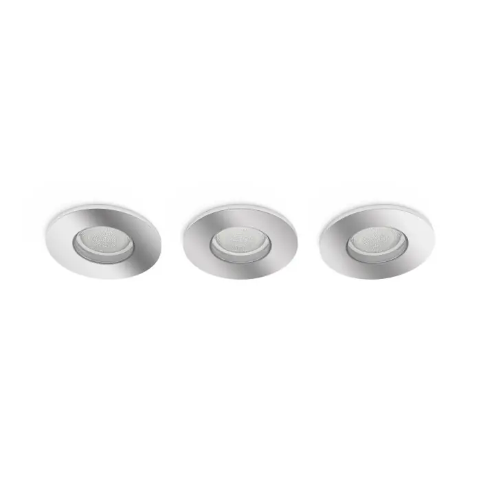Compra Hoy Philips Hue Xamento Lámpara empotrable LED Cromo, 3 luces
