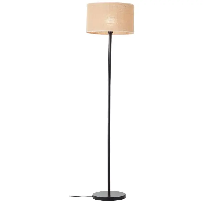 Marca Reconocida Brilliant Aniela Lámpara de Pie Negro, 1 luz