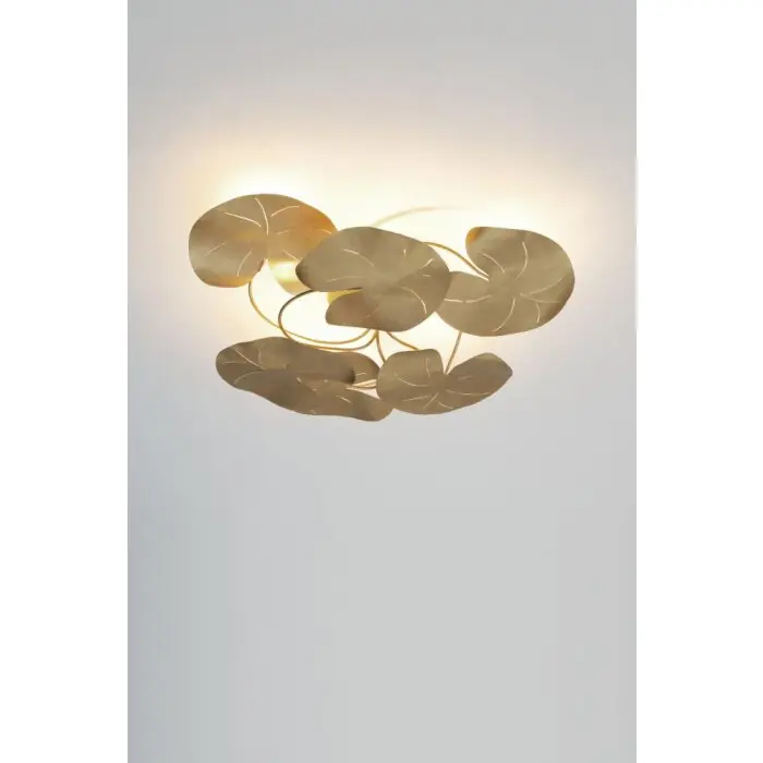 Barato Holländer CONTROVERSIA Lámpara de Techo LED dorado, 6 luces