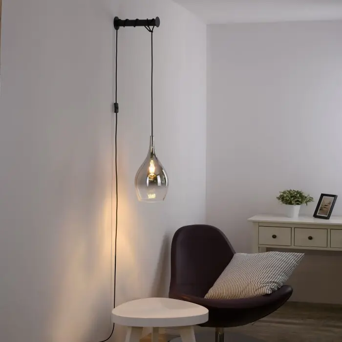 Compra Hoy Paul Neuhaus PILUA Aplique Negro, 1 luz