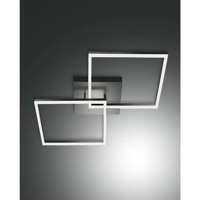 Directo De Fábrica Fabas Luce Bard Lámpara de Techo LED Antracita, 1 luz