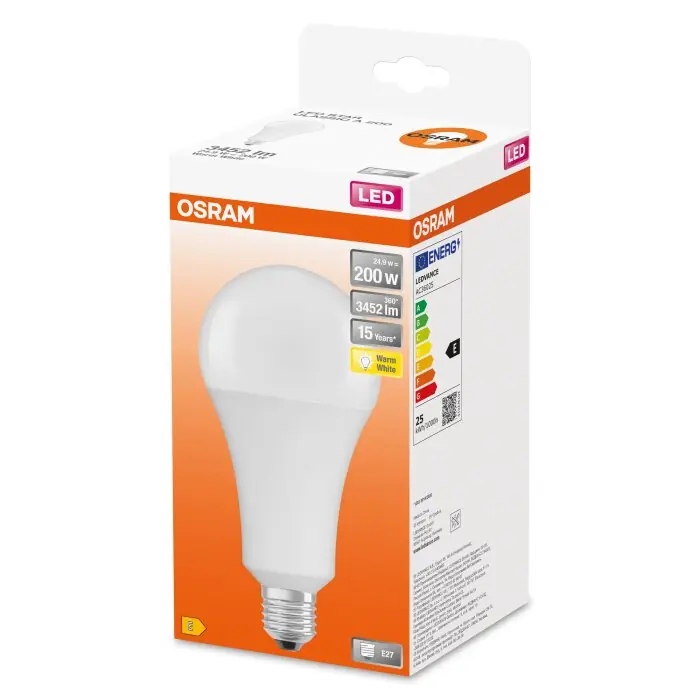 Rebajas OSRAM CLASSIC A LED E27 24,9 W 2700 Kelvin 3452 Lumen