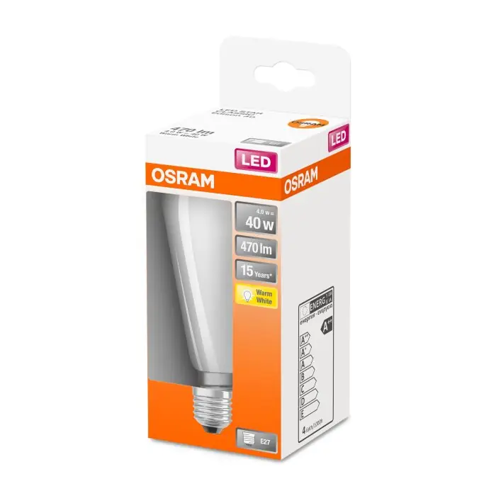 Barato OSRAM LED Retrofit E27 4 W 2700 Kelvin 470 Lumen