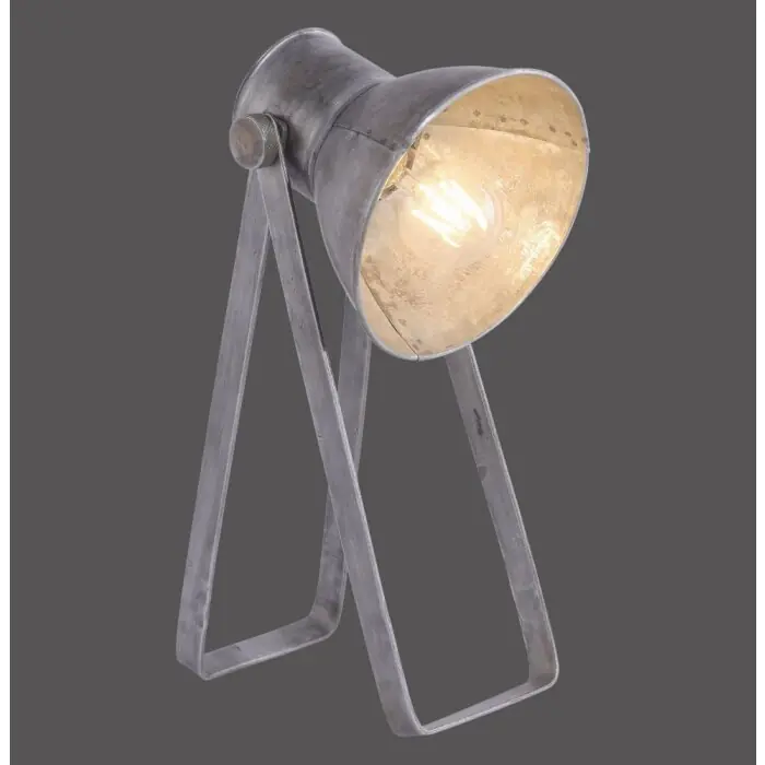 Descuento Leuchten-Direkt SAMIA Lámpara de Mesa Gris, 1 luz