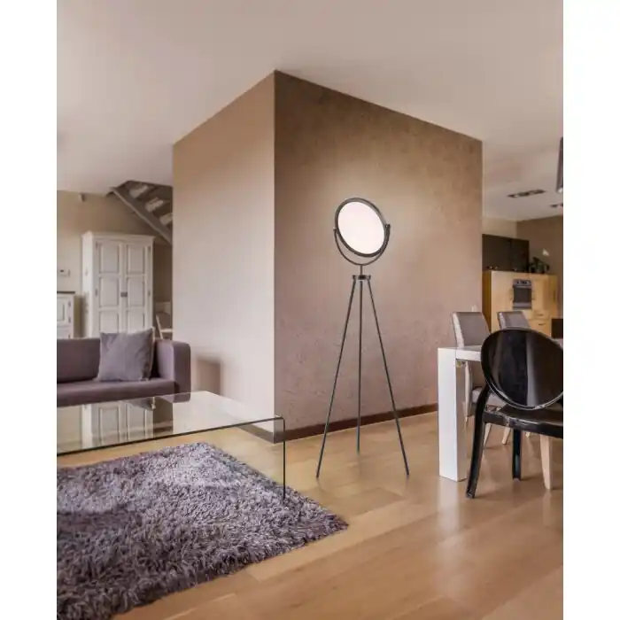 Solo Por Tiempo Limitado Leuchten-Direkt CARL Lámpara de Pie LED Negro, 1 luz