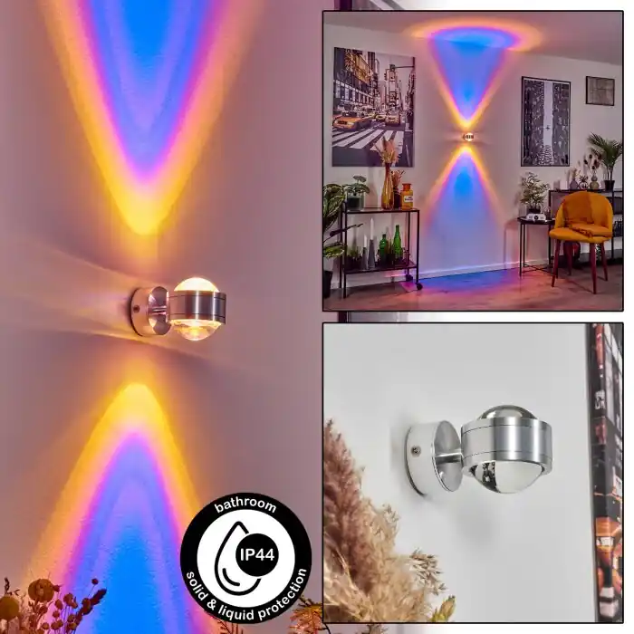 Indore Aplique LED Aluminio, 2 luces Oferta De Temporada