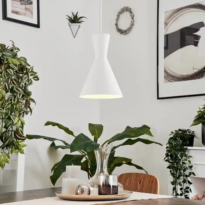 Vijes Lámpara Colgante Blanca, 1 luz Últimas Unidades