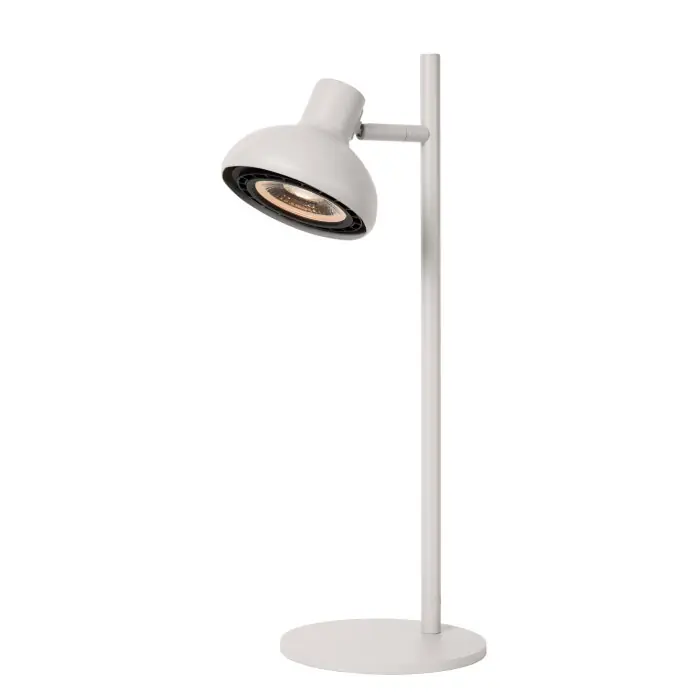 Alta Calidad Lucide SENSAS Lámpara de mesa Blanca, 1 luz
