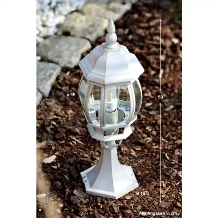 Comprar En Línea Better Lighting Manchester Poste de jardin Transparente, claro, Blanca