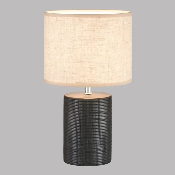 Marca Reconocida Fischer & Honsel Bois Lámpara de mesa Negro, 1 luz