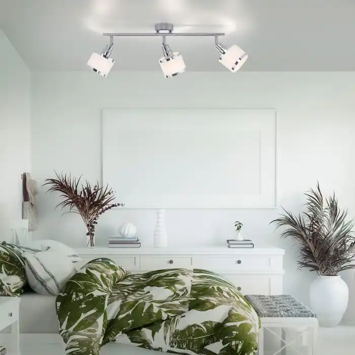 Compra Ahora Leuchten-Direkt ACCOR Lámpara de Techo Plata, 3 luces