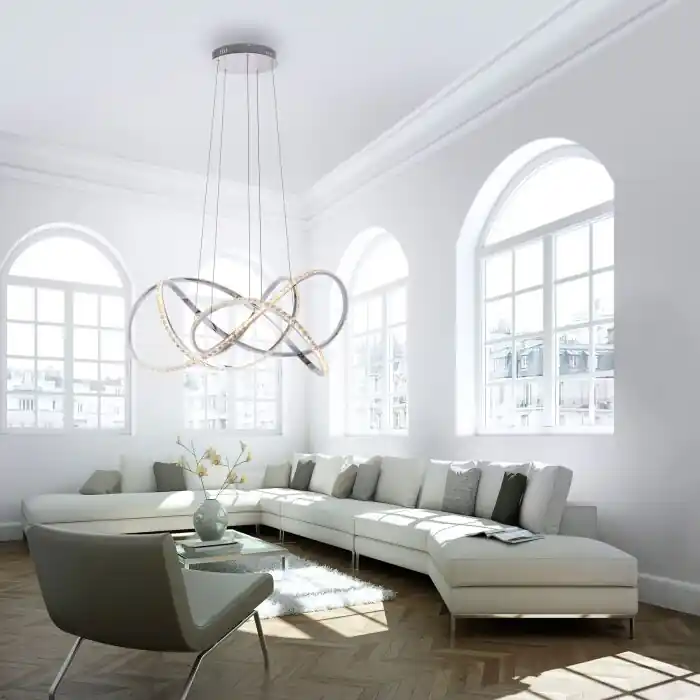 Venta Final Paul Neuhaus KIRIBI Lámpara Colgante LED Cromo, 1 luz