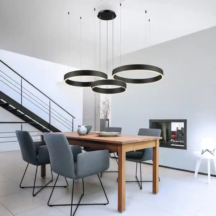 Paul Neuhaus SCULLI Lámpara Colgante LED Negro, 2 luces Imprescindible (Must-Have)