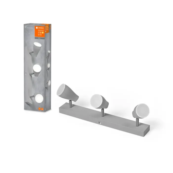 Lámparas Ledvance Spot Plafones, Spot techo LED Gris, 3 luces Marca Reconocida